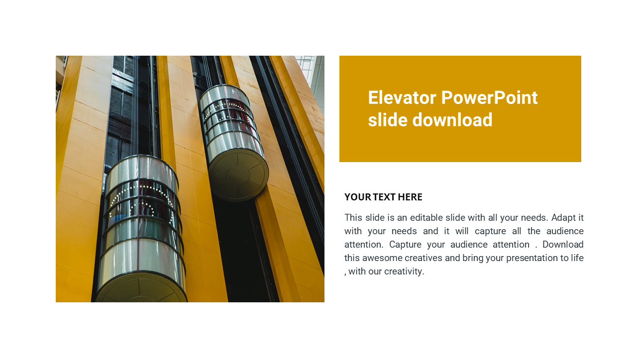 Elevator PowerPoint slide download